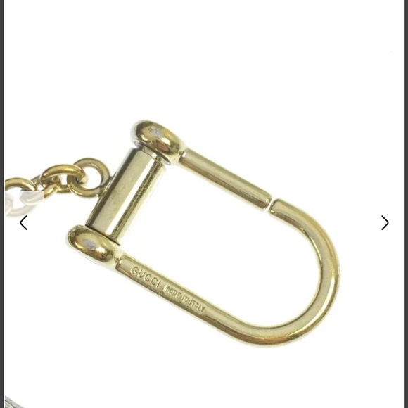 Gucci Beige Monogram Key Pouch - Picture 2 of 3